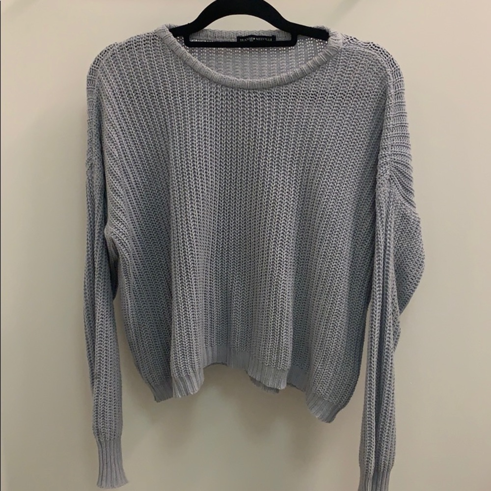 Brandy Melville Light Blue Knit Sweater